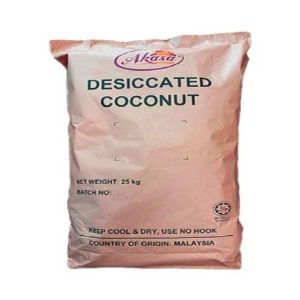 desiccated coconut low fat miller grade 25kg 1